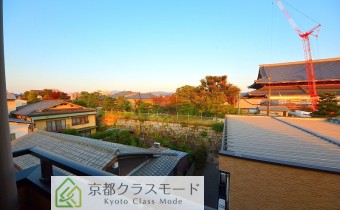 眺望　東本願寺が見えます♪