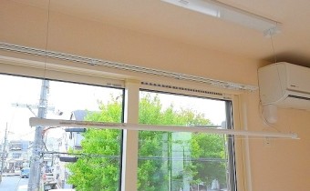 室内干しもできます！