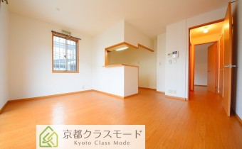 カウンターキッチンタイプの10.5帖のリビングダイニング♪