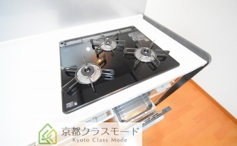 3口ガスコンロ（グリル付き）