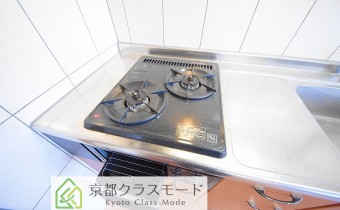 2口ガスコンロ（グリル付）