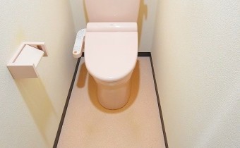 ウォシュレットトイレ　※室内写真は同マンション内の別タイプのお部屋になります。