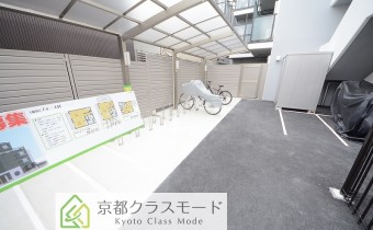 駐輪スペース　鍵付きですので安心です♪