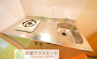 1口ガスコンロ+シンク