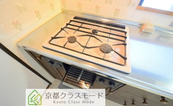 3口ガスコンロ（グリル付き）