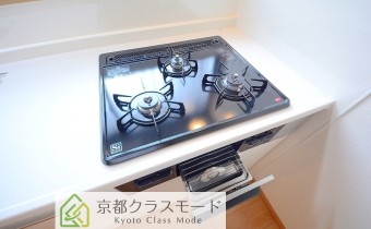 グリル付き3口ガスシステムキッチン