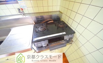 2口コンロ設置可