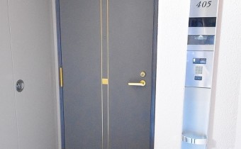 玄関ドア　※室内写真は同マンション内の別タイプのものです。