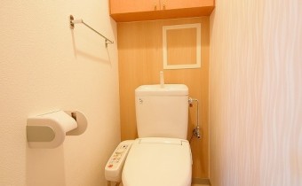 ウォシュレットトイレ　※室内写真は同マンション内の別タイプのものです。