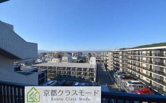 共用廊下からの景色(7Fの廊下です）