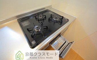 3口ガスコンロ（グリル付）