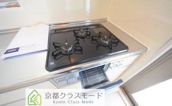 ３口ガスコンロ（グリル付）