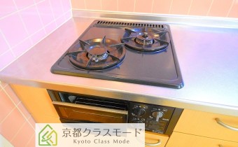 2口ガスコンロ（グリル付）