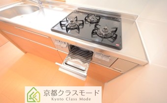 3口ガスキッチン（グリル付）