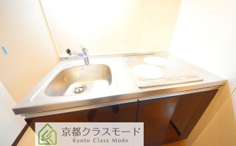 2口IHコンロ※同マンション反転タイプの写真です。