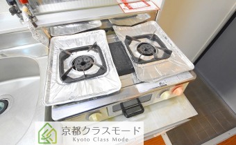 2口コンロ設置可