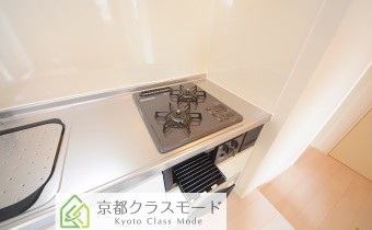 2口ガスコンロ（グリル付き）