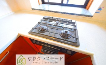 3口ガスコンロ（グリル付）