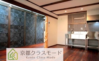LDK10　ステンレスの業務用キッチンになりました♪2口ガスコンロ設置できます☆