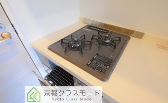 3口ガスコンロ（グリル付き）