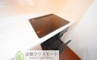 2口IH+ハイラジェント1口コンロ（グリル付き）