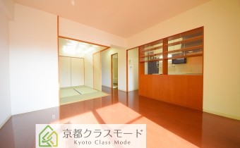 カウンターは収納になっています♪振り分けタイプのお部屋です！