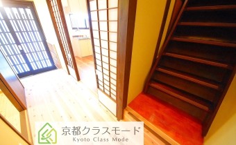 2階へ