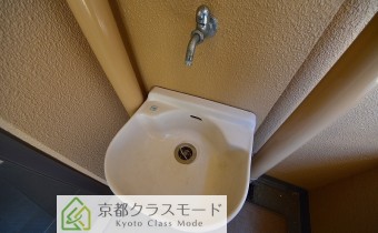 バルコニーの洗面台