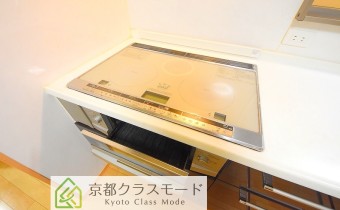 グリル付き3口IHシステムキッチン