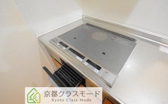 IH3口ガスコンロ（グリル付き）