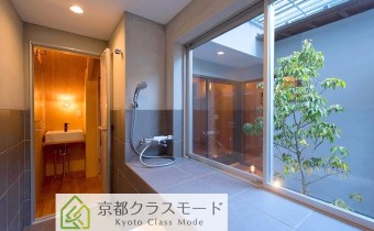 バスルームからお庭が見えます♪