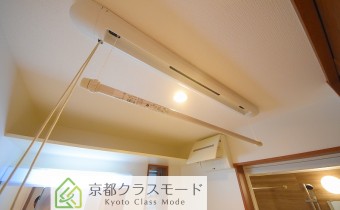 物干があるのは便利ですね！