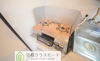 2口ガスコンロも付いてます！