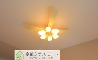シーリングファン付いてます☆