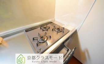 3口ガスコンロ（グリル付き）