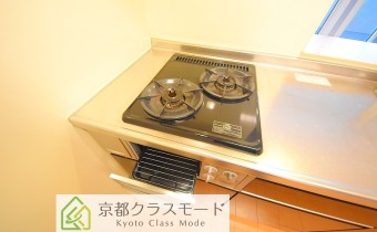 2口ガスコンロ（グリル付）