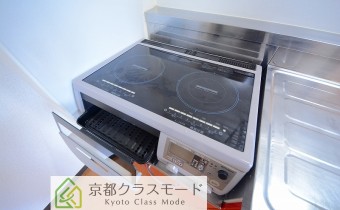 2口IHコンロ（グリル付き）