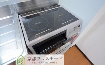 2口IHコンロ（グリル付き）