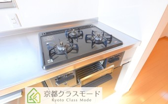 3口ガスコンロ（グリル付き）