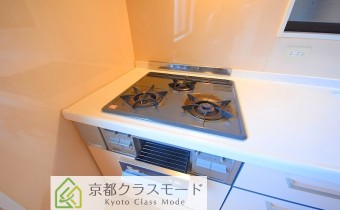 3口ガスコンロ（グリルつき）