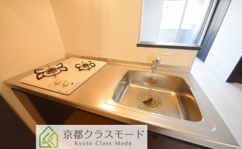 2口ガスコンロ＆シンク