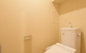 ウォシュレットトイレ　※室内写真は同マンション内の113号室のものです。