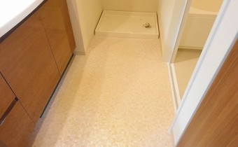 脱衣所　※室内写真は同マンション内の113号室のものです。