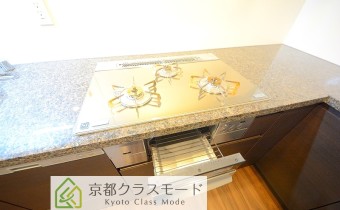 3口ガスコンロ(グリル付き)