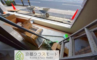 バルコニー（工事中時）
