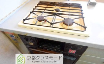 3口ガスコンロ（グリル付き）