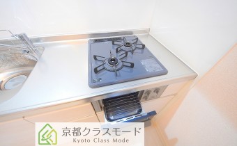2口ガスコンロ(グリル付き)