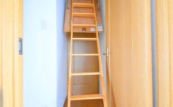 屋根裏収納スペースへ