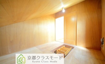 ロフト横の屋根裏収納