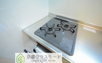 2口ガスコンロ（グリル付き）